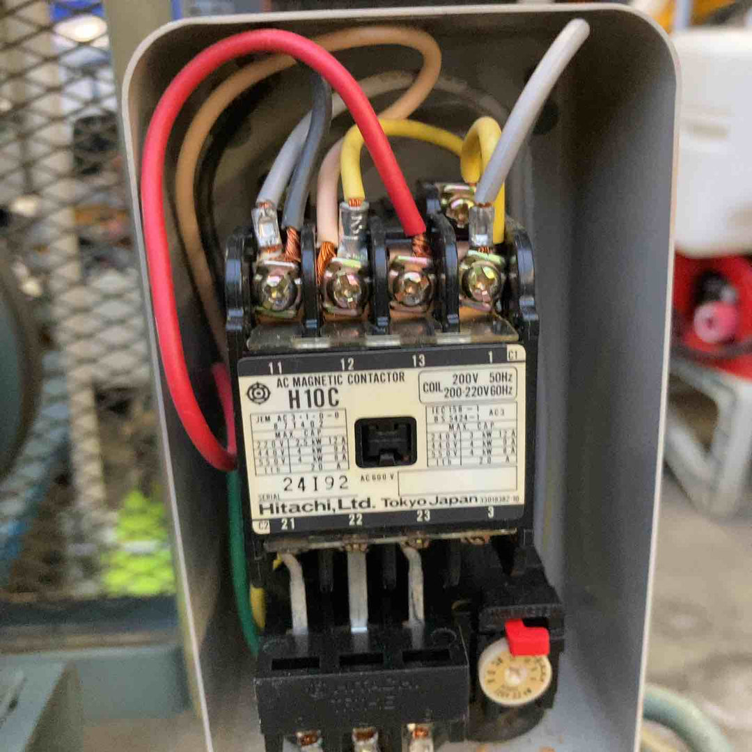 【店頭受取り限定】◇日立産機(HITACHI) 3馬力ベビコン 2.2P-9.5V5 コンプレッサー 50Hz【所沢店】 ※要備考確認