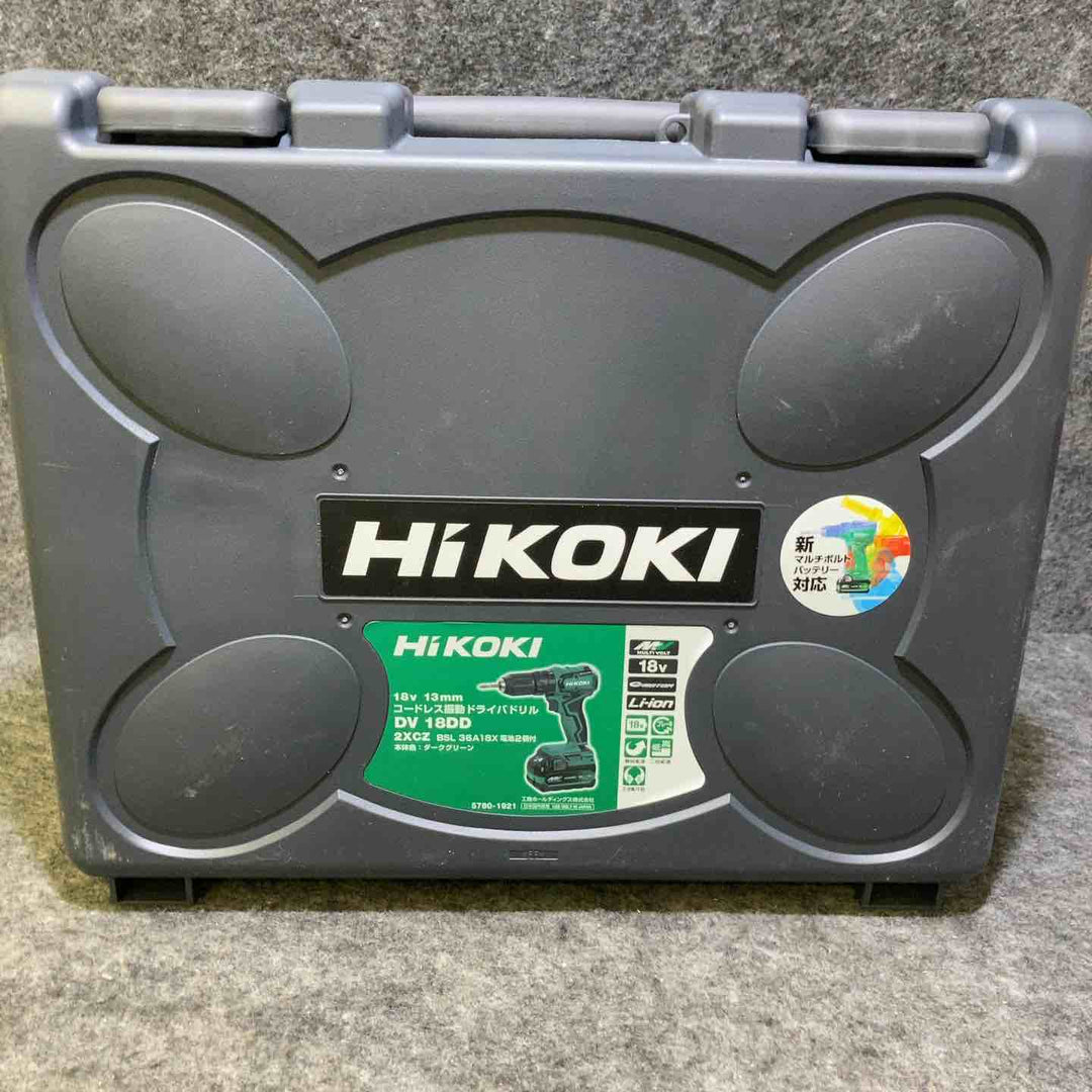 ハイコーキ(HiKOKI) コードレス振動ドライバドリル DV18DD(2XCZ)【桶川店】