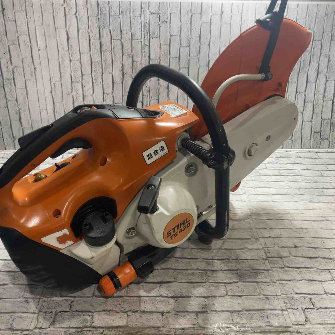 【店頭受取り限定】STIHL(スチール) TS 420 コンパクトカットオフソー(14インチブレード)【川口店】