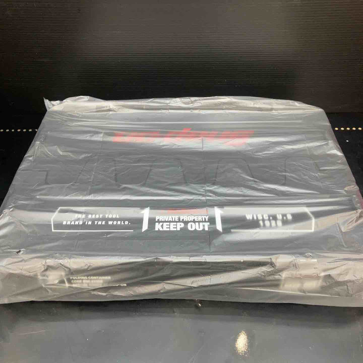 スナップオン(Snap-on) 折りたたみコンテナ 50L 3個セット ①赤×黒 ②黒 ③カーキ【川越店】