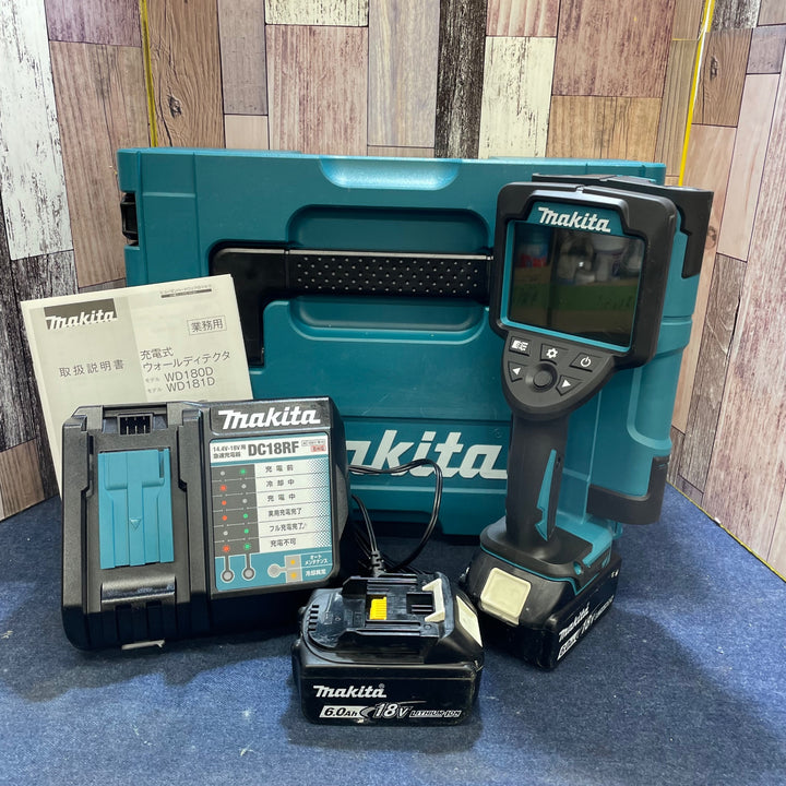 ★マキタ(makita) コードレスウォールディテクタ コンクリート探知機 WD181DRGX【八潮店】