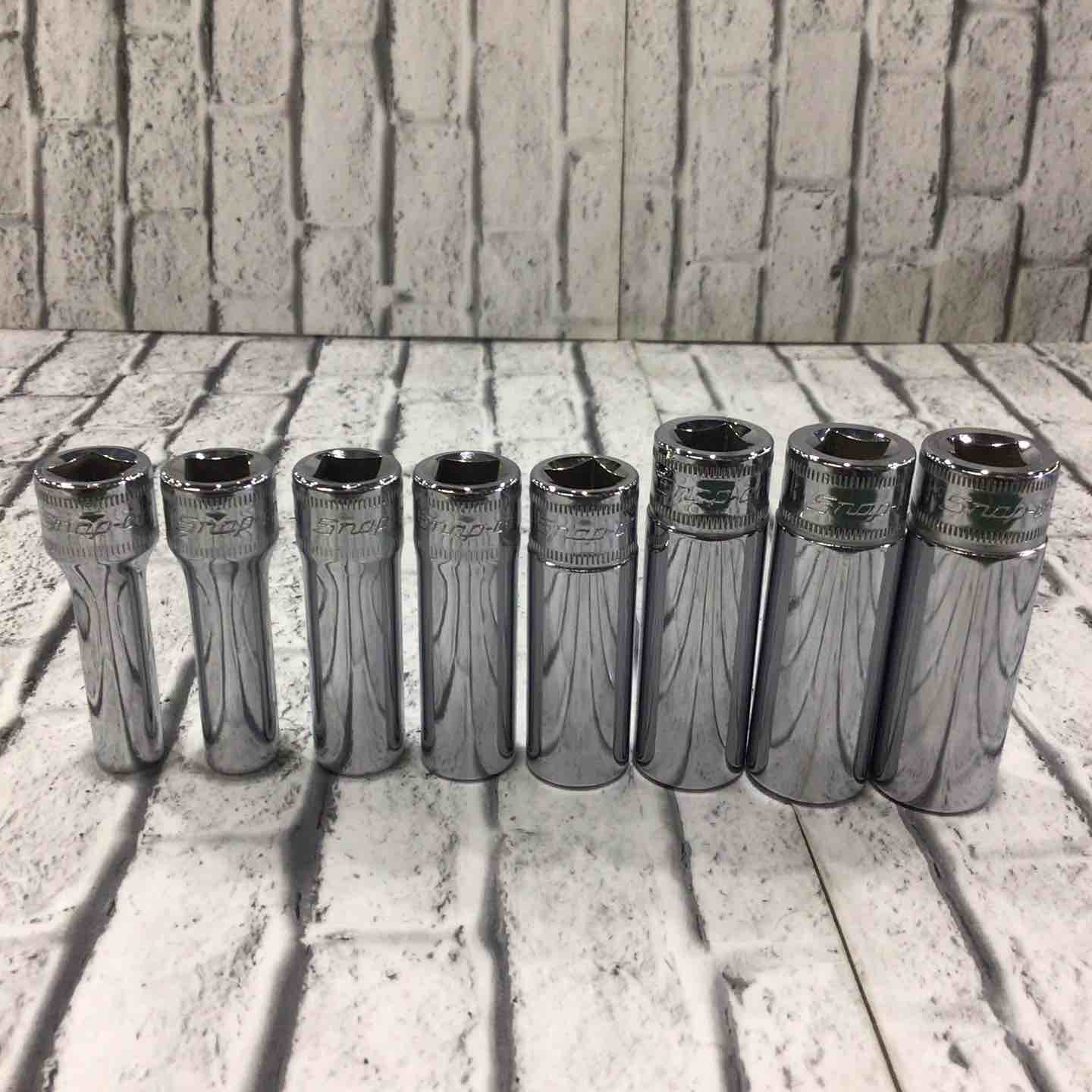 【中古品】Snap-on スナップオン 3/8ディープソケット8点セット SFSMシリーズ 【川口店】 Snap-on スナップオン 3/8ディープソケット8点セット SFSMシリーズ