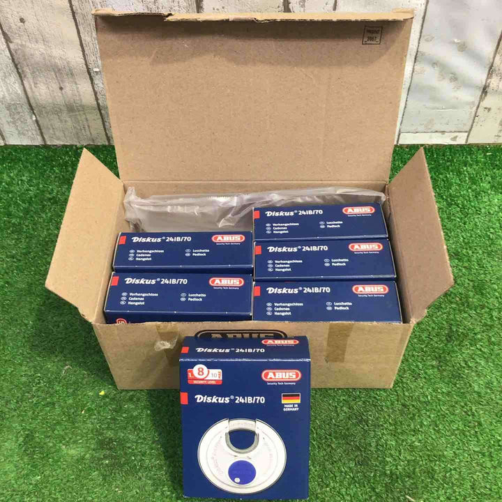 ◇ABUS アバス DISKUS ディスカス 南京錠 241B/70 6個セット【町田店】