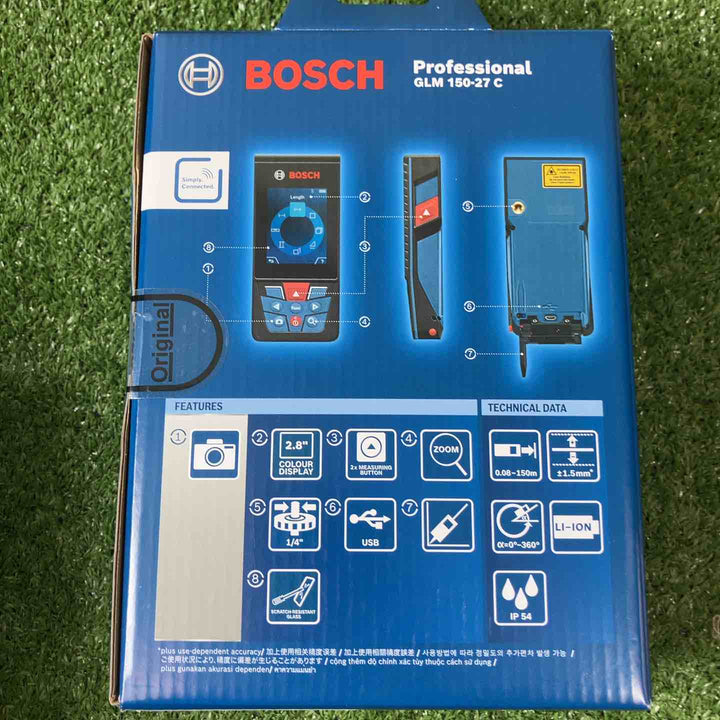 ◇ボッシュ(BOSCH) データ転送レーザー距離計 GLM150-27C【川崎店】