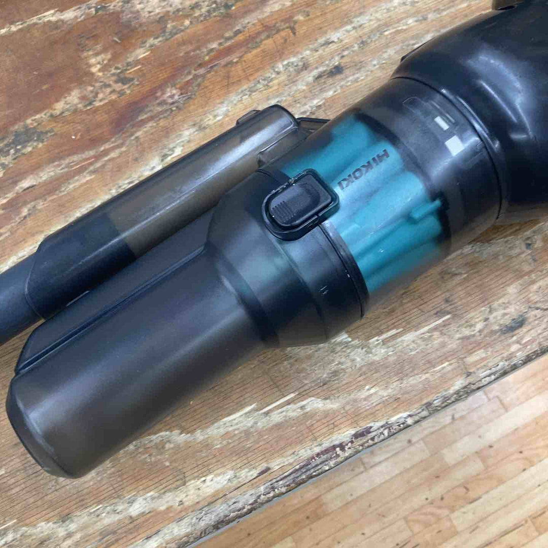 ◇HiKOKI(ハイコーキ) 36V 2段サイクロン式 コードレス クリーナー R36DB(SC)(NNAB)　本体のみ限定色カーボングレー＆アクアブルー【柏店】