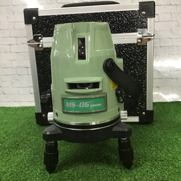 〇山真製鋸(YAMASHIN) グリーンフルラインレーザ墨出し器 MS-06【町田店】
