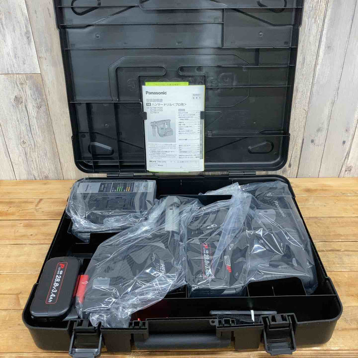【未使用店頭展示品】 パナソニック(Panasonic) コードレスハンマドリル EZ7881PC2V-B 28.8V フルセット 【東大和店】