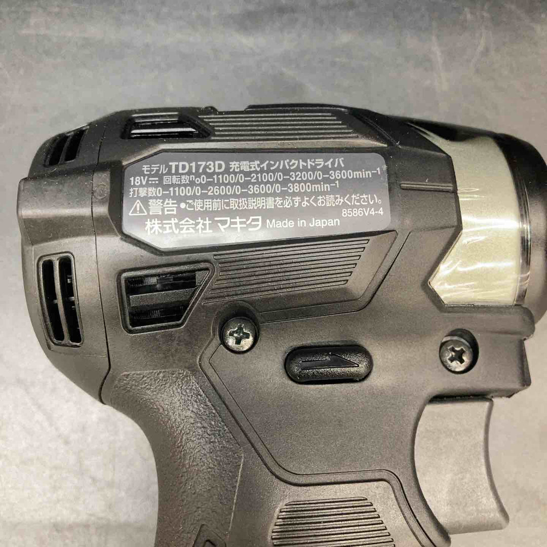 ★マキタ(makita) コードレスインパクトドライバー TD173DZB【川越店】
