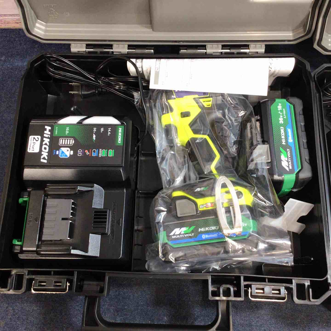 ハイコーキ(HIKOKI ※旧:日立工機) コードレスインパクトドライバ スパイダーイエロー WH36DD(2XHYSZ) 2台セット【八潮店】