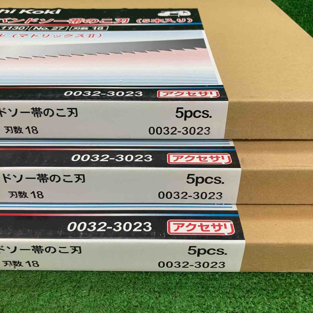Hitachi Koki 帯のこ刃 NO.27 18山 (ハイス) (5入) 0032-3023×3個【川崎店】