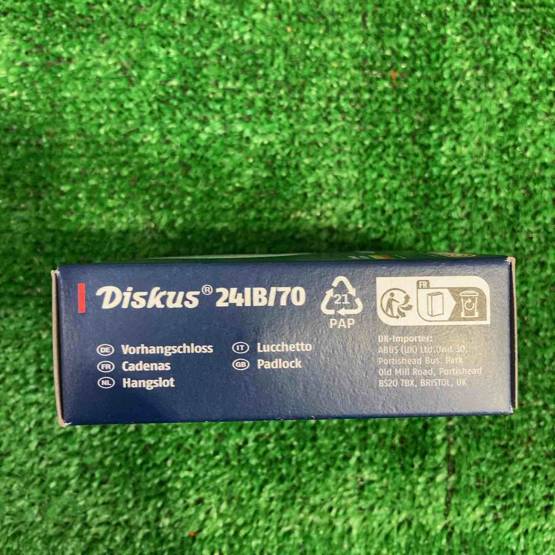 南京錠 ABUS ディスカス 24IB-70 ステンレス吊り【町田店】