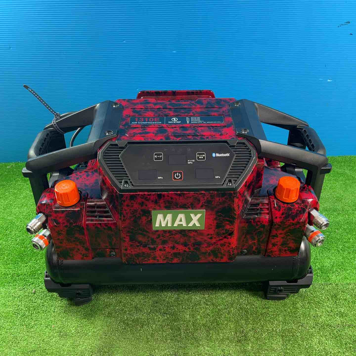 【美品】★マックス(MAX) 高圧専用エアコンプレッサー AK-HH1310E 限定色 ジュラシックレッド【岩槻店】