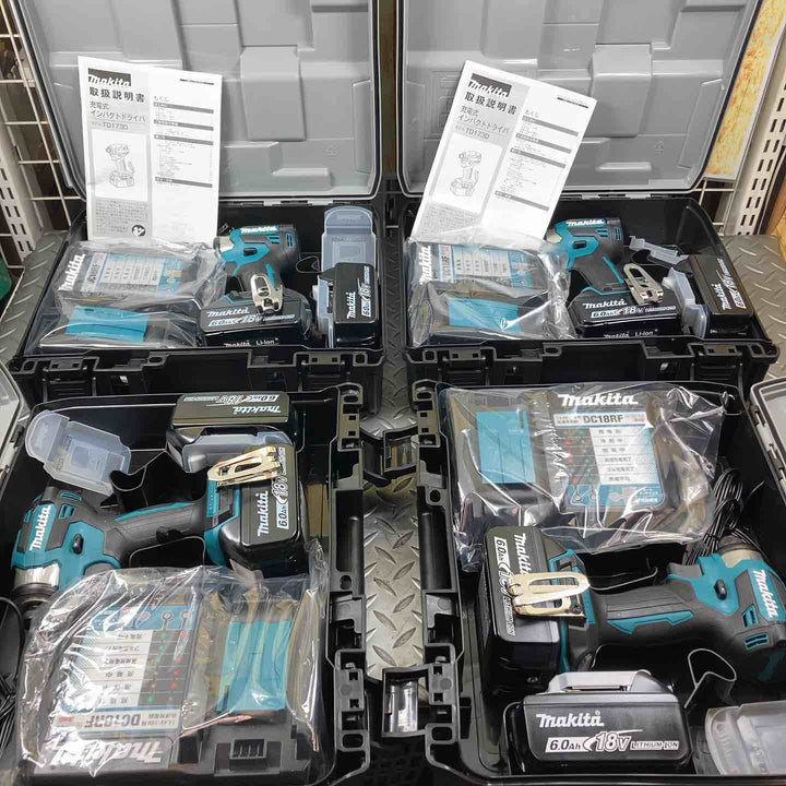 makita マキタ インパクトドライバー TD173DRGX ４台セット