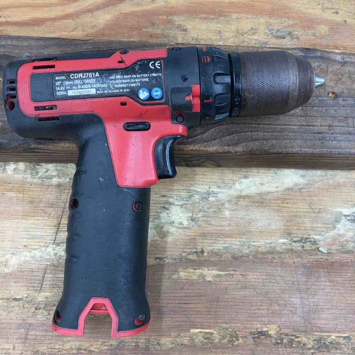 ▼スナップオン(Snap-on ) 14.4V 充電式ドリルドライバ CDRJ761A バッテリー一つ付き 充電器なし【柏店】
