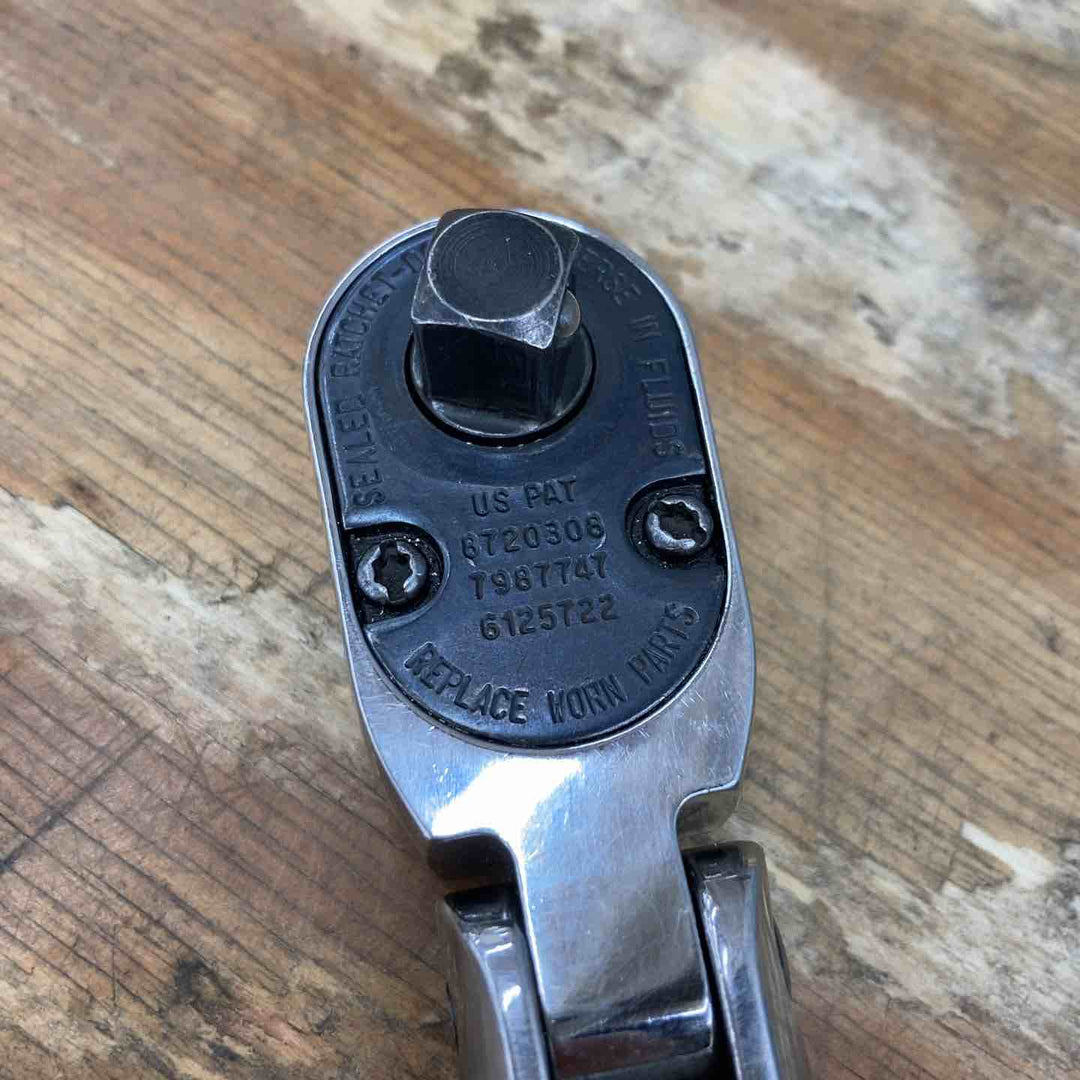 【中古品】▲スナップオン(Snap-on) 3/8sq 首振りラチェットハンドル フレキシブルラチェット FLF80A【柏店】