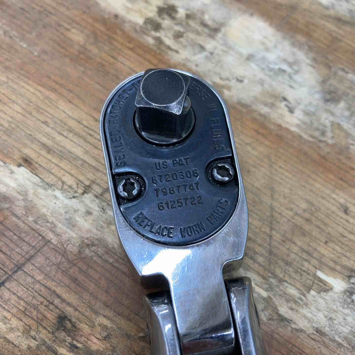 【中古品】▲スナップオン(Snap-on) 3/8sq 首振りラチェットハンドル フレキシブルラチェット FLF80A【柏店】