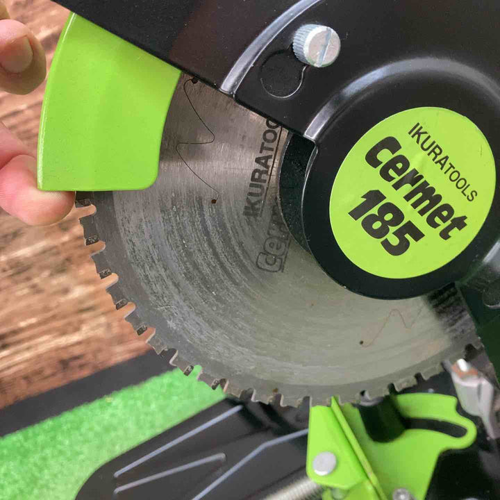 育良精機(IKURA) 185mmサーメントチップソーカッター ISK-CTC185【川越店】