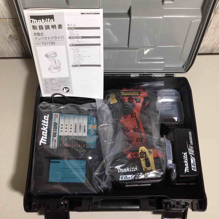 ★マキタ(makita) コードレスインパクトドライバー TD173DGXPR LXT20周年記念限定カラー プレミアムレッド【戸田店】