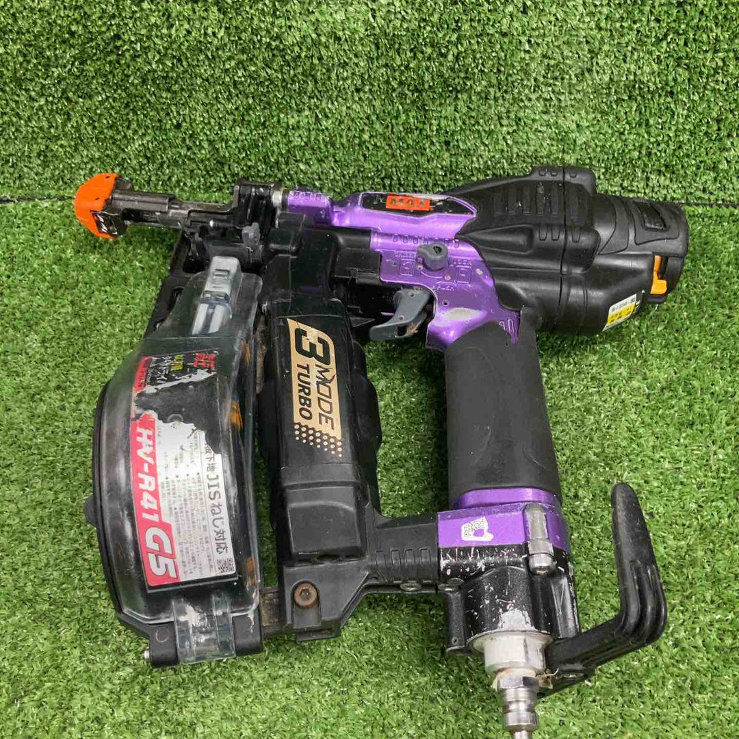 ☆マックス(MAX) 高圧エアネジ打ち機 HV-R41G5-M(限定色) メタリックパープル【川崎店】