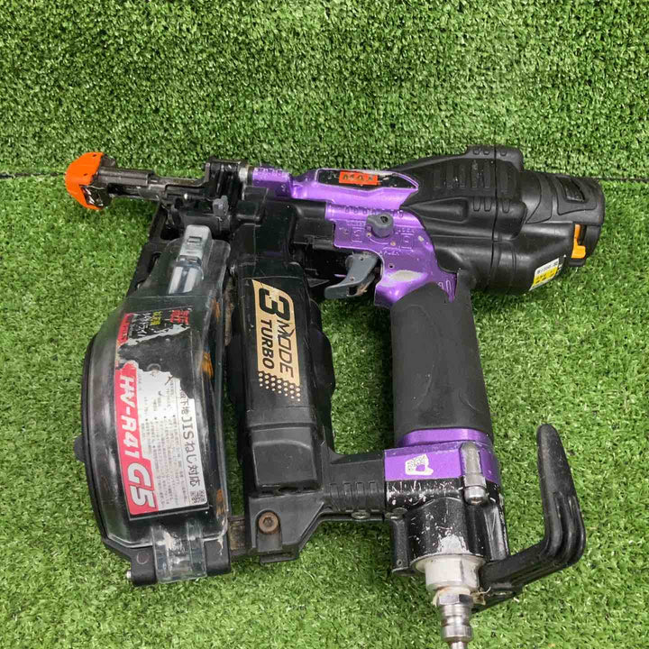☆マックス(MAX) 高圧エアネジ打ち機 HV-R41G5-M(限定色) メタリックパープル【川崎店】