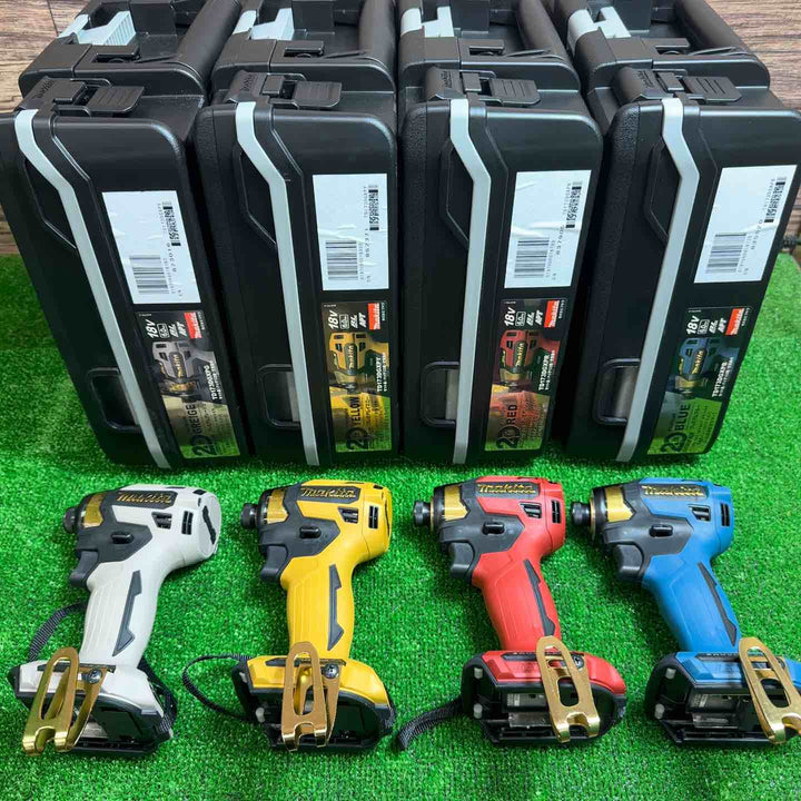 マキタ/makita 18V 充電式インパクトドライバー 本体+ケース TD173DZPY/PG/PB/PR 20周年限定カラー 4色セット【桶川店】