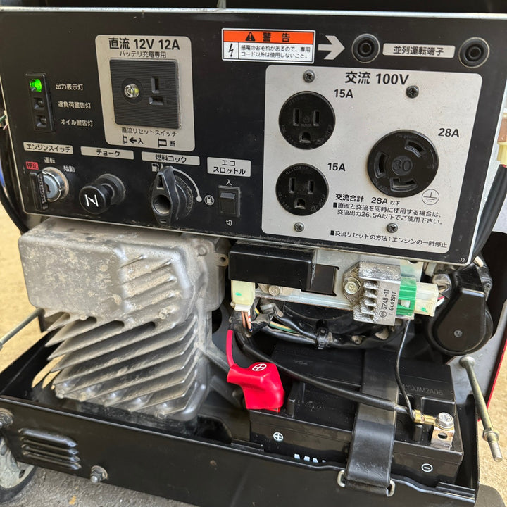 【中古・店頭受取り限定】 ホンダ HONDA インバーター発電機 EU28iS 車輪あり バッテリ付き セルスタート搭載 防災 非常用電源 【桶川店】