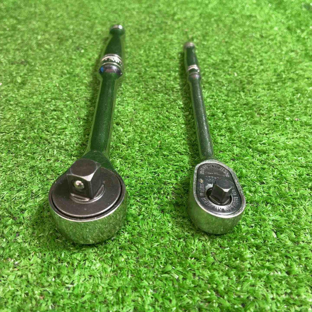 Snap-on スナップオン 3/8 丸型 ラチェットハンドル F872、1/4 ラチェットハンドル TL936【藤沢店】