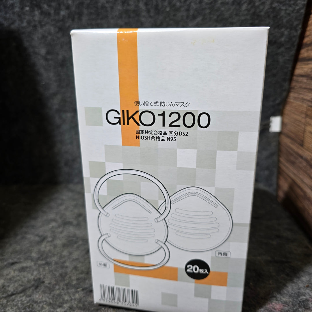 【未使用品】GIKO1200 使い捨て防塵マスク 20枚入り×24箱 計480枚【桶川店】
