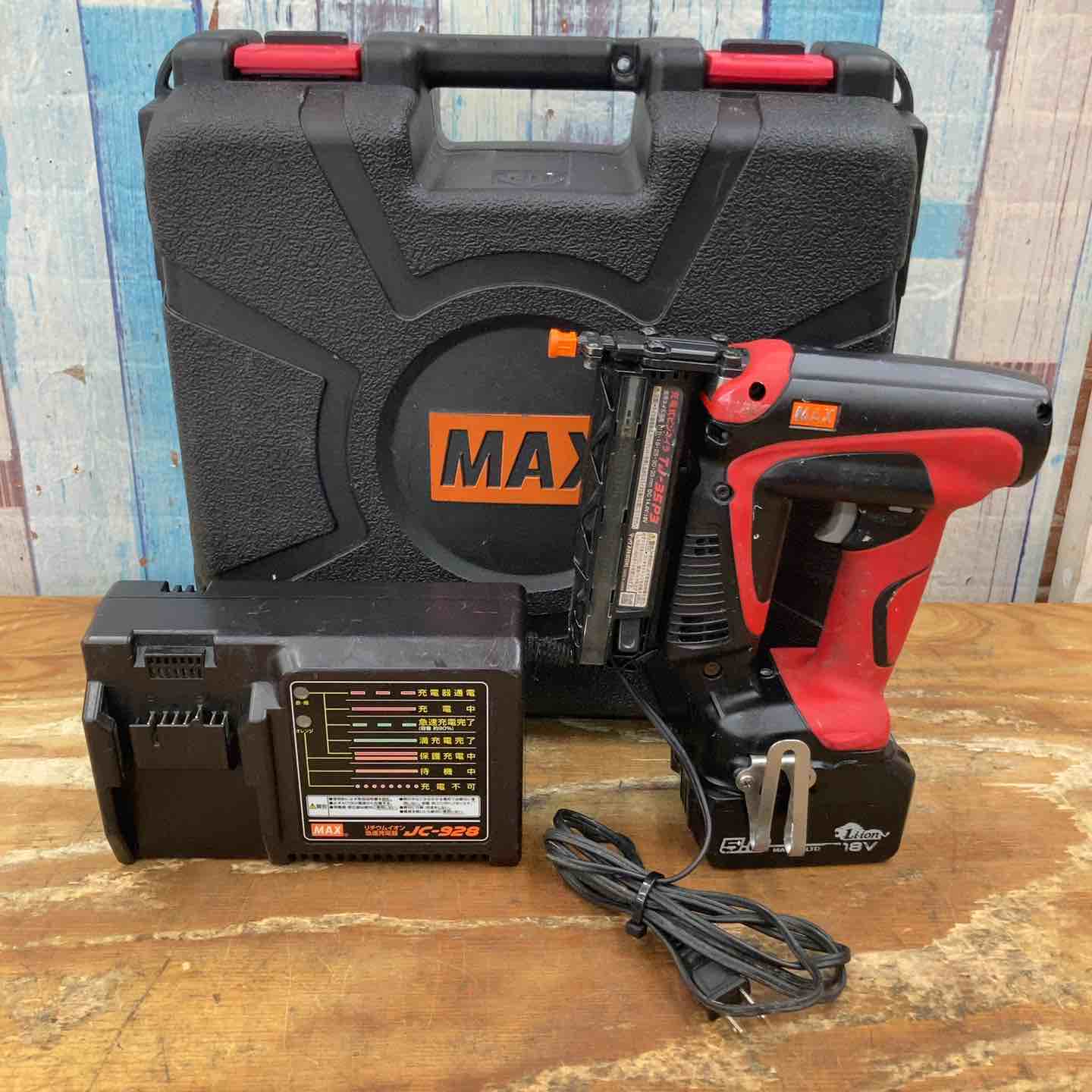 ◇マックス(MAX) コードレスピンネイラ TJ-35P3-BC/1850A【柏店 ◇マックス(MAX) コードレスピンネイラ TJ-35P3-BC/1850A【柏店