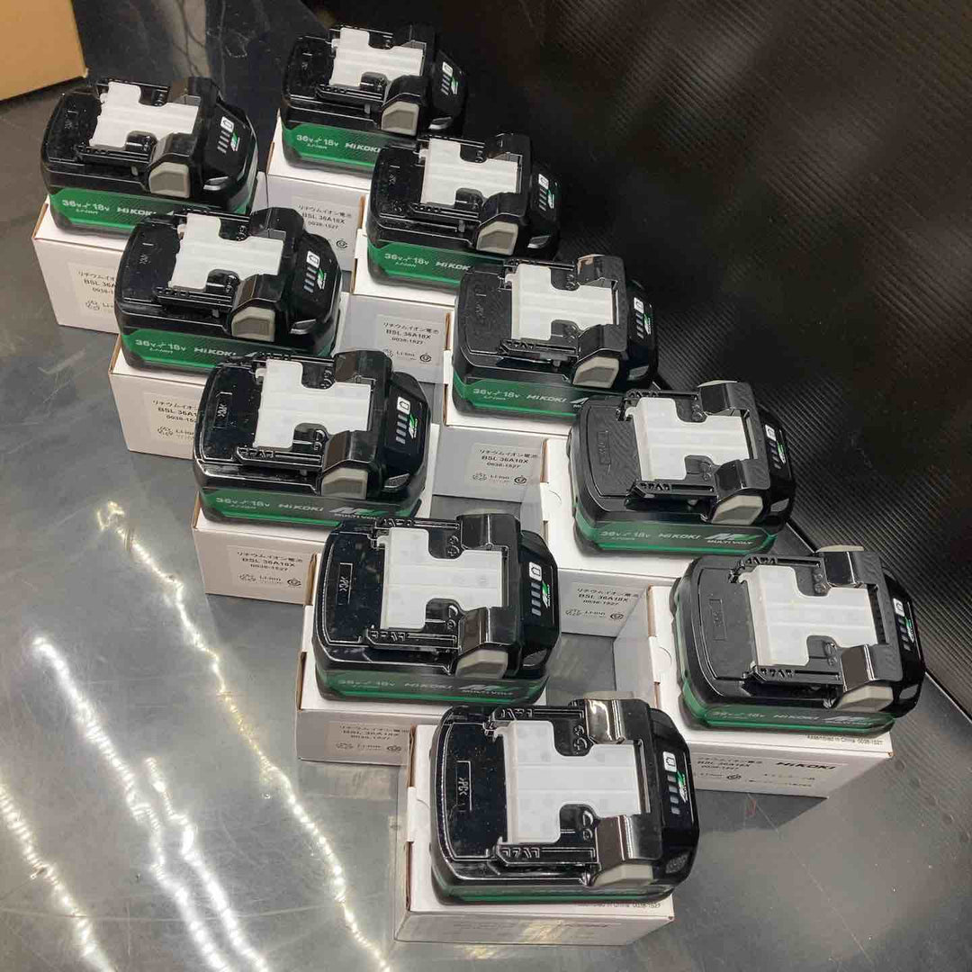 売り切り！【未使用品】ハイコーキ(HIKOKI ※旧:日立工機) リチウムイオンバッテリー 36V/2.5Ah BSL36A18X　10個セット キャンペーン品【川越店】