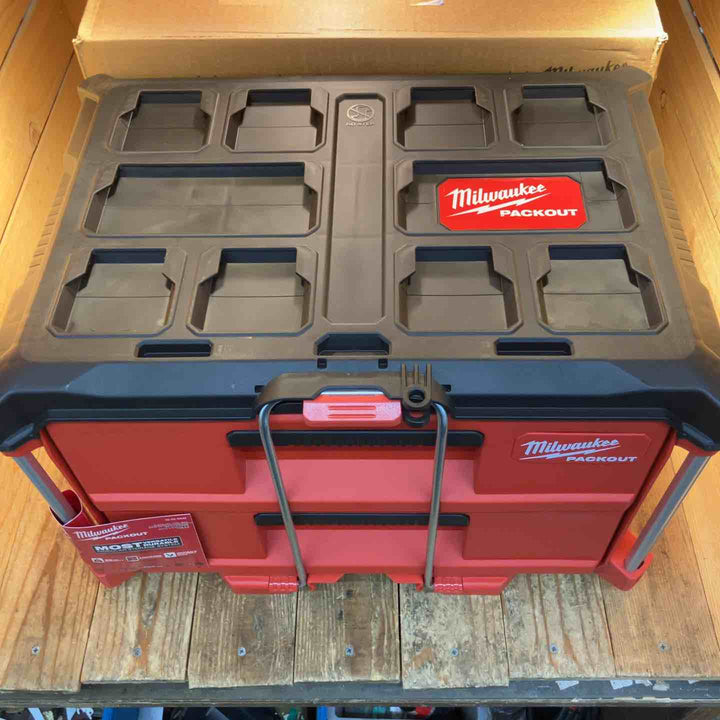 【未使用品】milwaukee ミルウォーキー PACKOUT 引き出し収納 2段 ツールボックス 48-22-8442D【所沢店】