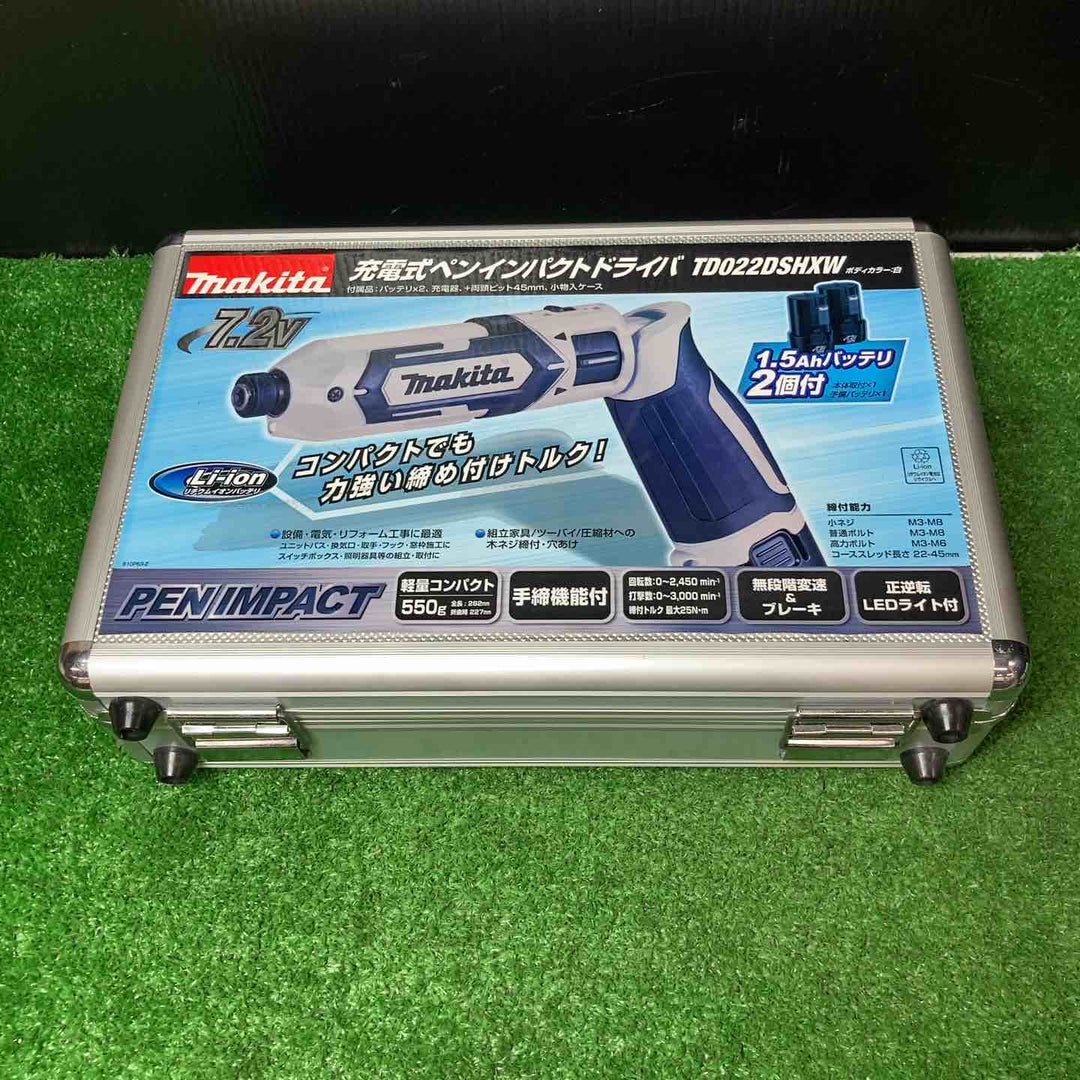 【美品】★マキタ(makita) コードレスペンインパクトドライバー TD022DSHXW フルセット【岩槻店】