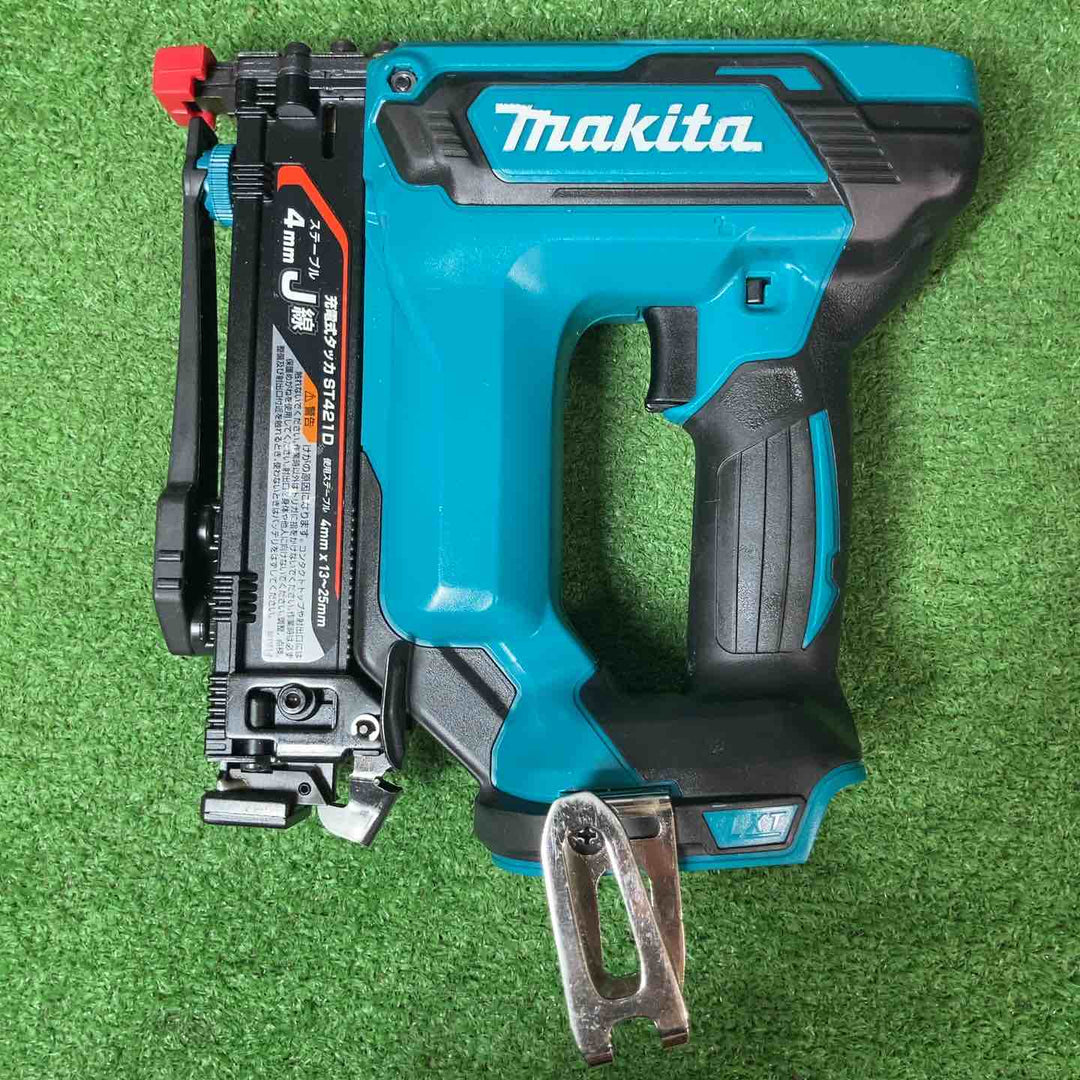 【中古品】★マキタ(makita) コードレスタッカー ST421DZK 本体、ケース【岩槻店】