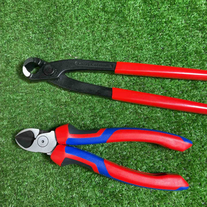 クニペックス コンビネーションプライヤー ペンチ、ロングラジオペンチ、斜ニッパー、喰い切り ４点セット【藤沢店】