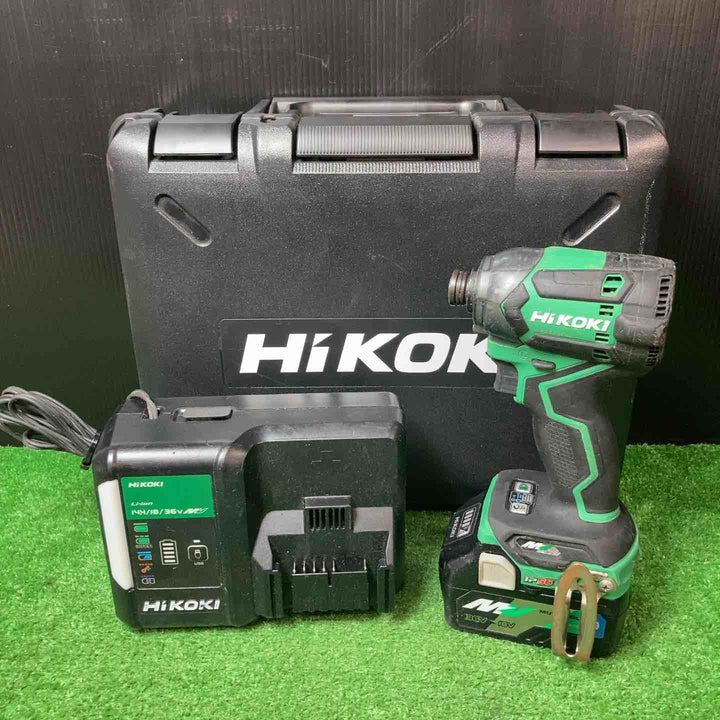 ★ハイコーキ(HIKOKI ※旧:日立工機) コードレスインパクトドライバ WH36DC(2XPS)(L) Bluetooth対応電池【岩槻店】