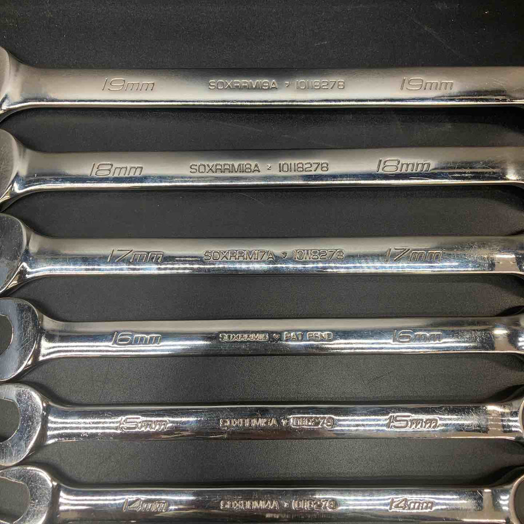 スナップオン(Snap-on) コンビギアレンチセット SOXRRM710A+8mm 6mm付き 6mm-19mm 計12本セット【川越店】