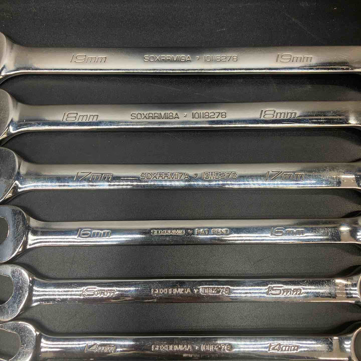 スナップオン(Snap-on) コンビギアレンチセット SOXRRM710A+8mm 6mm付き 6mm-19mm 計12本セット【川越店】
