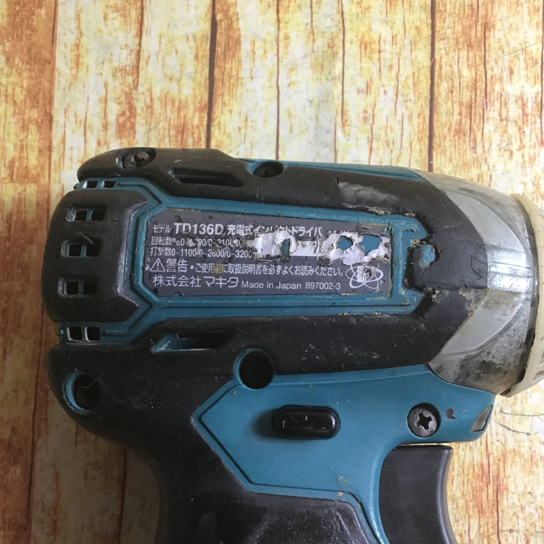 ☆マキタ(makita) コードレスインパクトドライバー TD136DZ【川崎店】