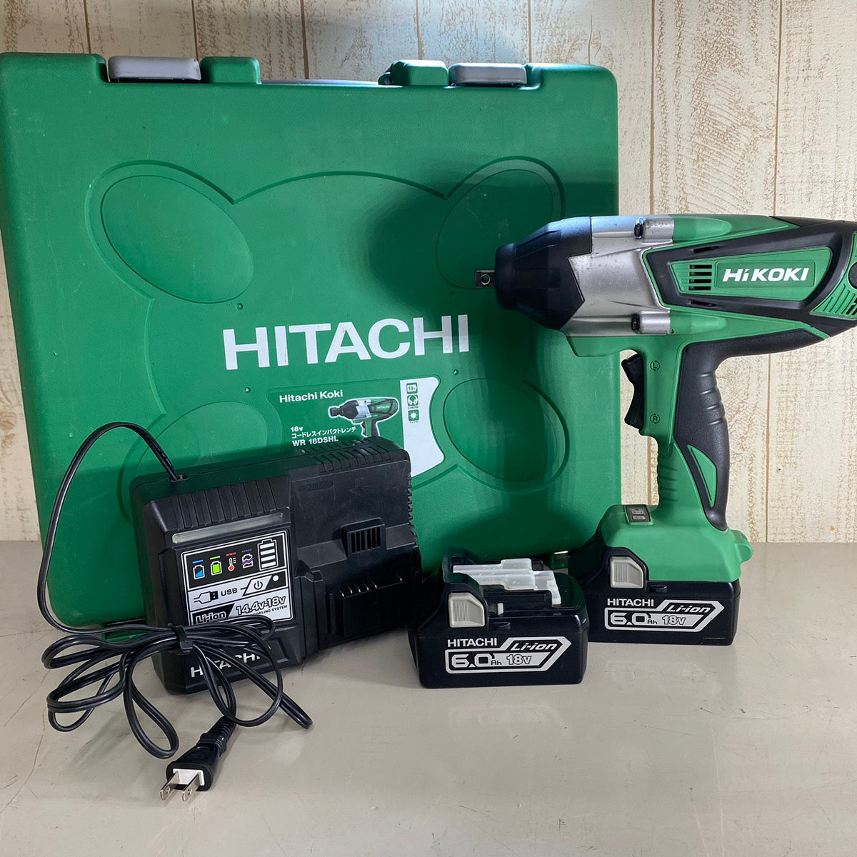 HITACHI (日立)Koki コードレス インパクトレンチ-