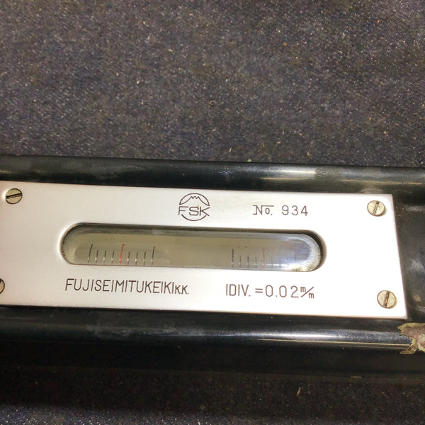 富士精密計器 FSK 平形水準器  250mm 感度 0.02mm/m【八潮店】