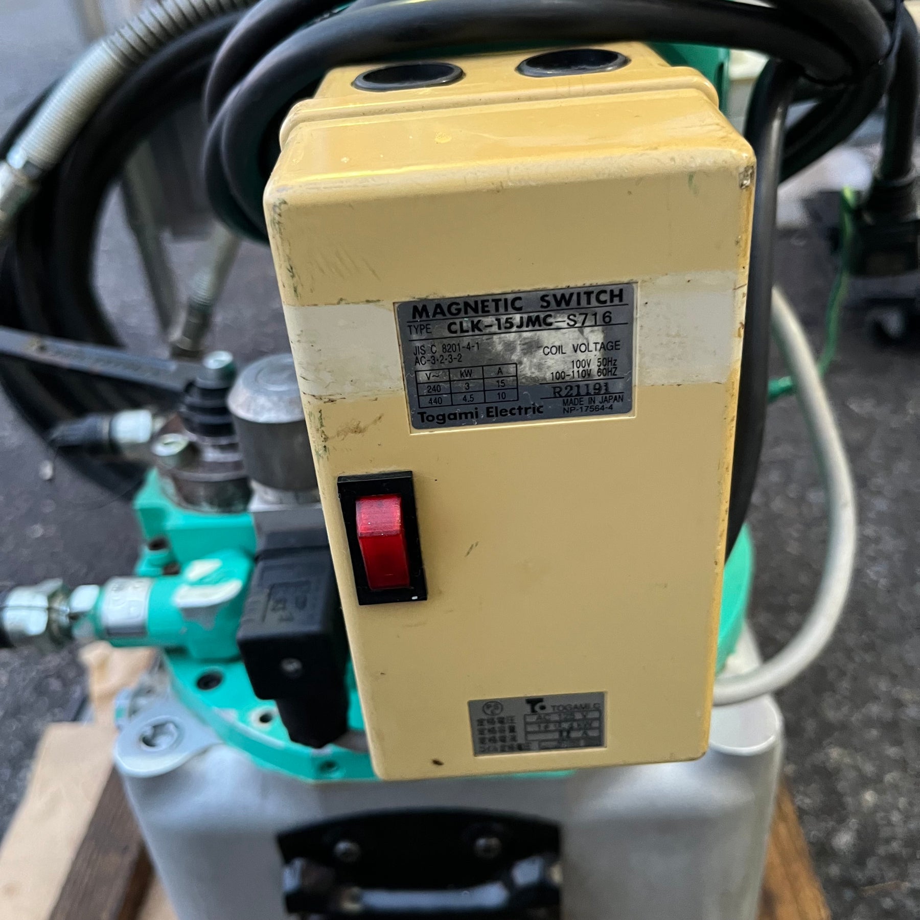 店頭受取り限定】大阪ジャッキ製作所 AI-ZER G形油圧ポンプ GH1/2S-D 