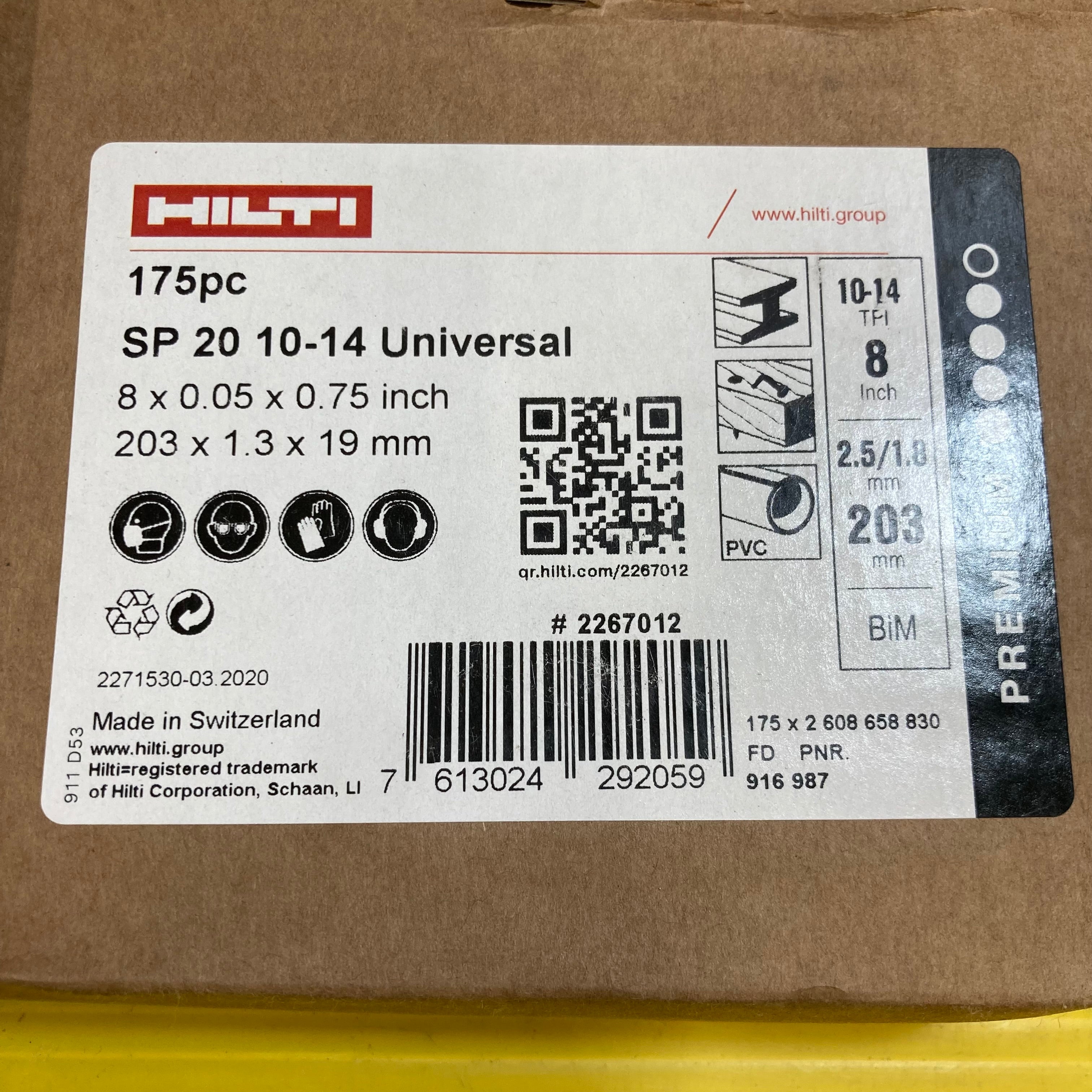 品】HILTI 305mmバイメタルレシプロソーブレード (SP30 10-14) T2201 