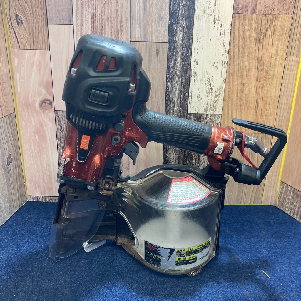☆マックス(MAX) 高圧エア釘打ち機 メーカー修理済み HN-90N5(D ☆マックス(MAX) 高圧エア釘打ち機 メーカー修理済み HN-90N5(D