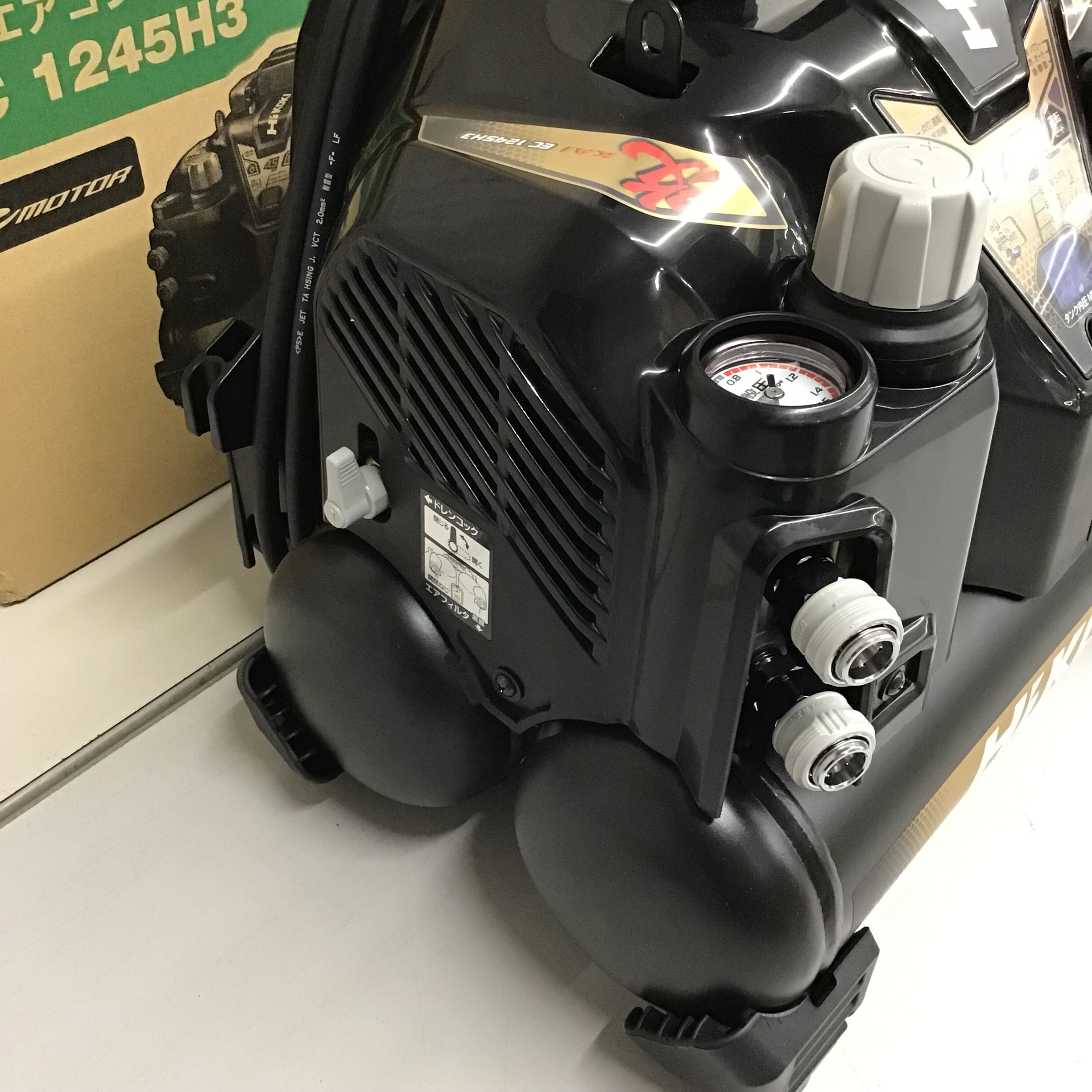 ☆ハイコーキ(HIKOKI ※旧:日立工機) 高圧エアコンプレッサ EC1245H3