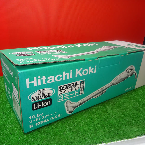 HiKOKI(旧日立工機) 10.8V コードレスクリーナ 充電式 1.5Ahリチウムイオン電池、急速充電器付 パネルスイッチ R10DAL(LCS)【岩槻店】