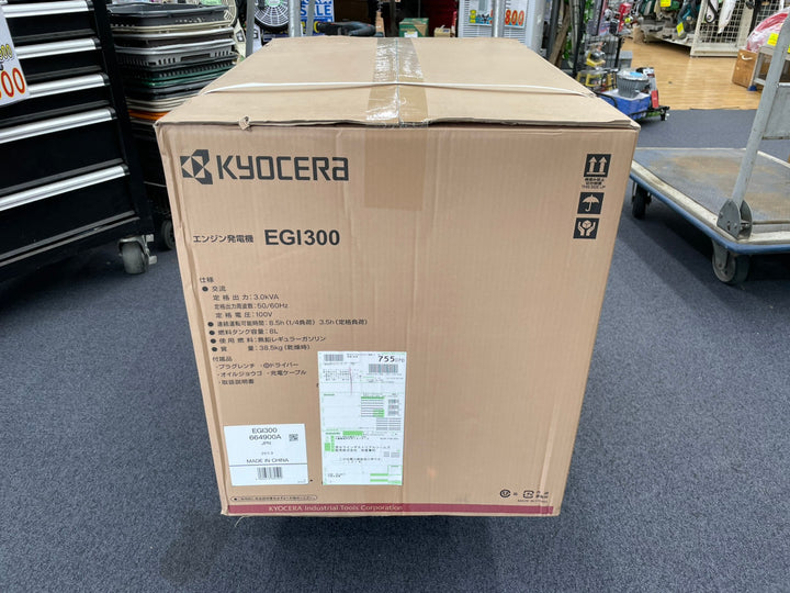 未使用品♪京セラ KYOCERA インバーター発電機 3.0kVA EGI300【柏店】