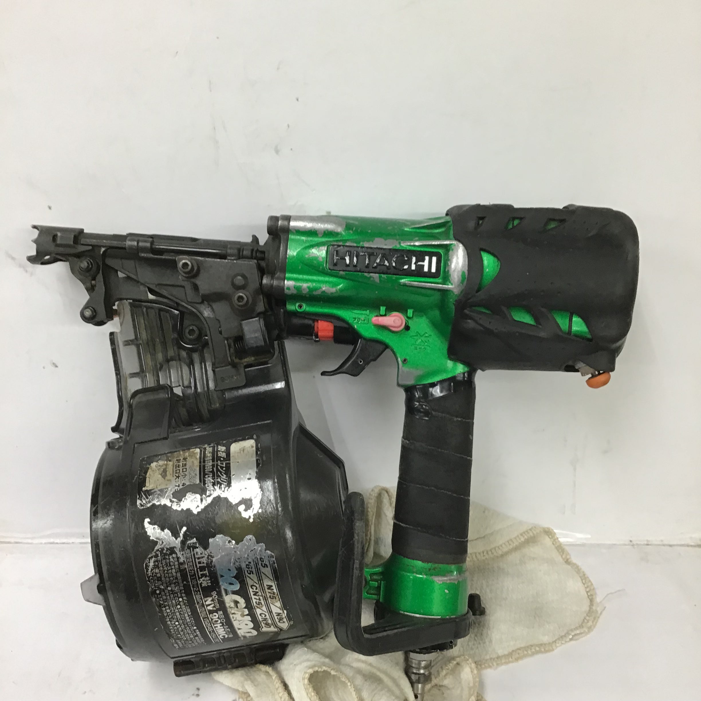 HITACHI 高圧エアー釘打機 NV90HMC - 工具/メンテナンス