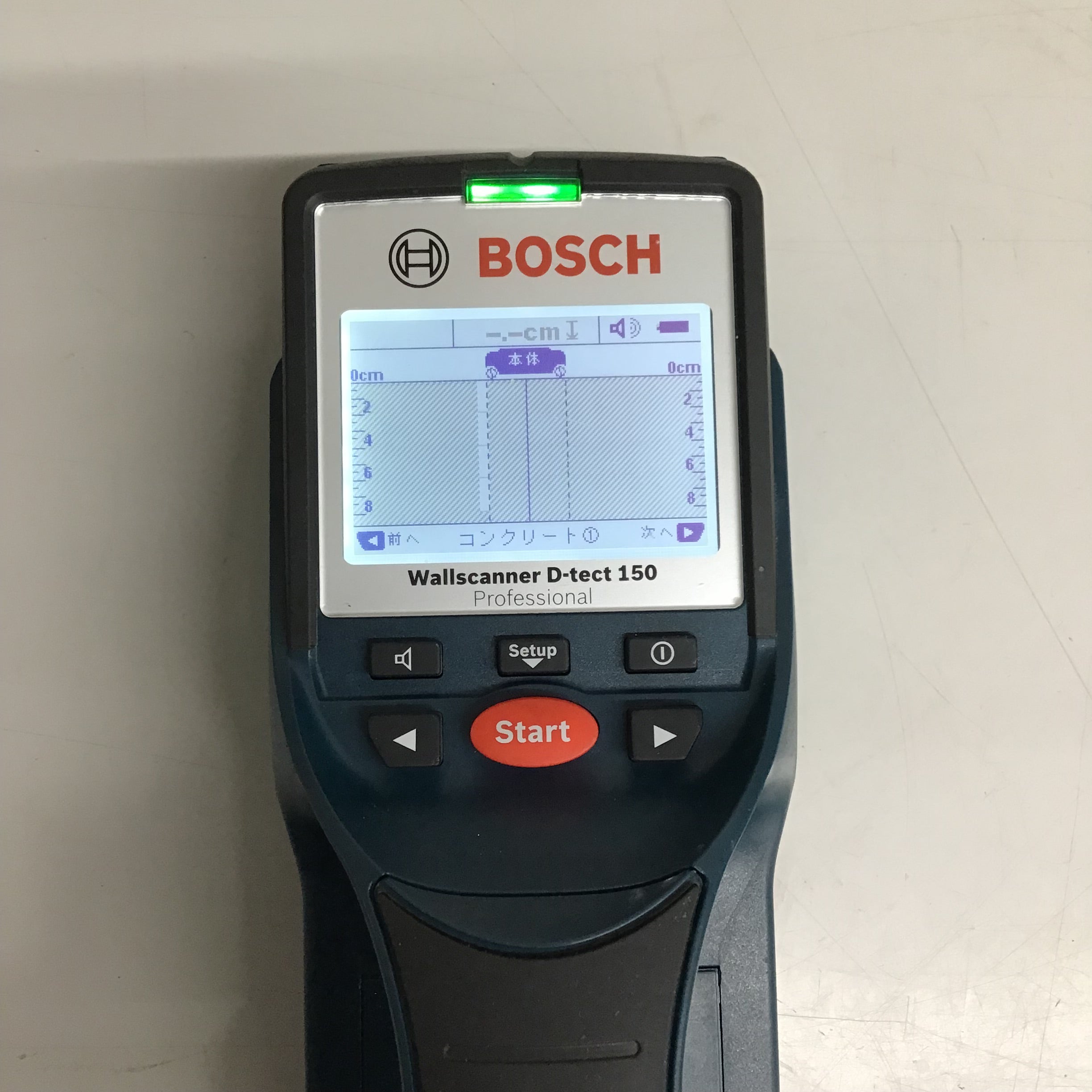 中古品】 ボッシュ BOSCH コンクリート探知機 ウォールスキャナー D