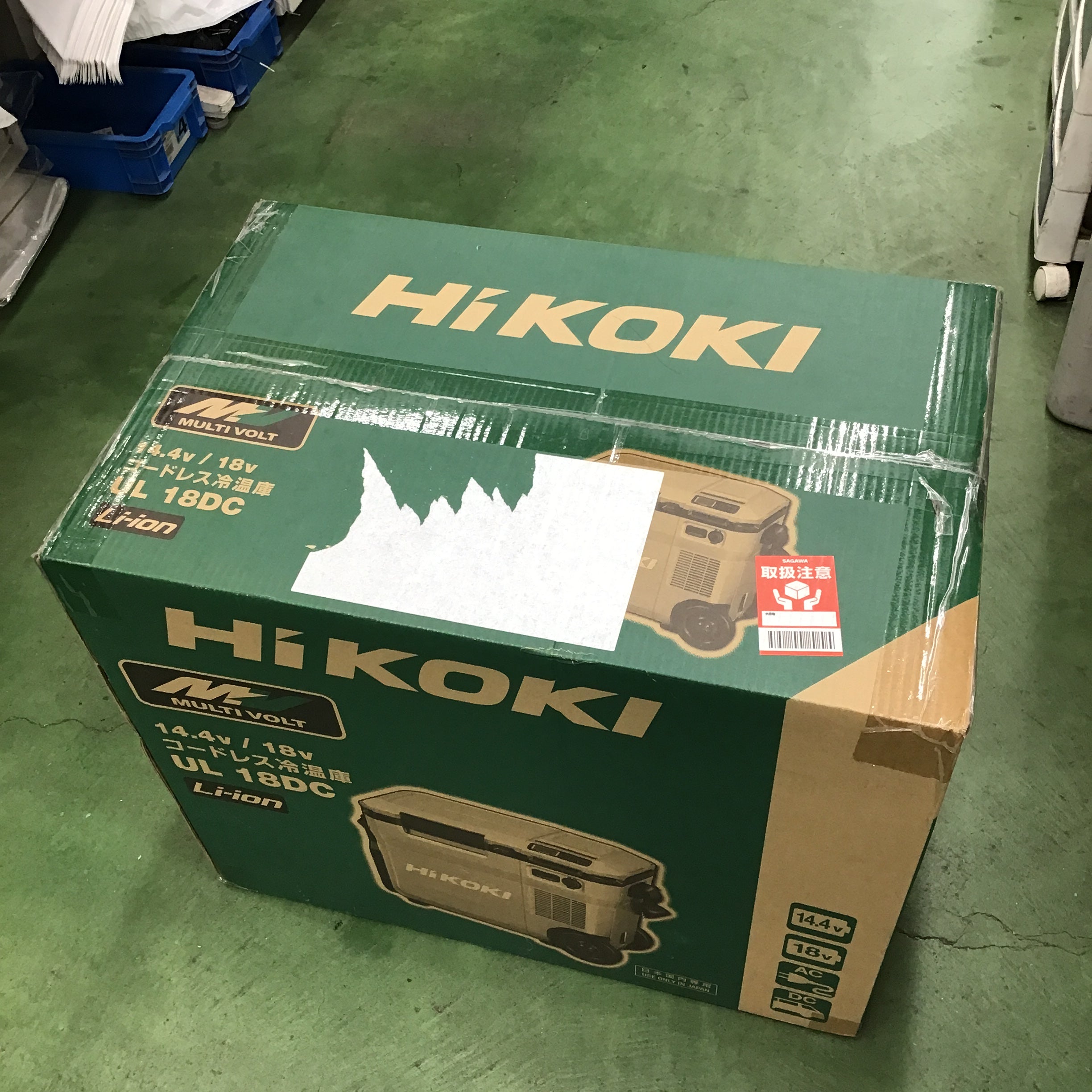 ☆ハイコーキ(HIKOKI ※旧:日立工機) コードレス冷温庫 UL18DC(WMG) 外