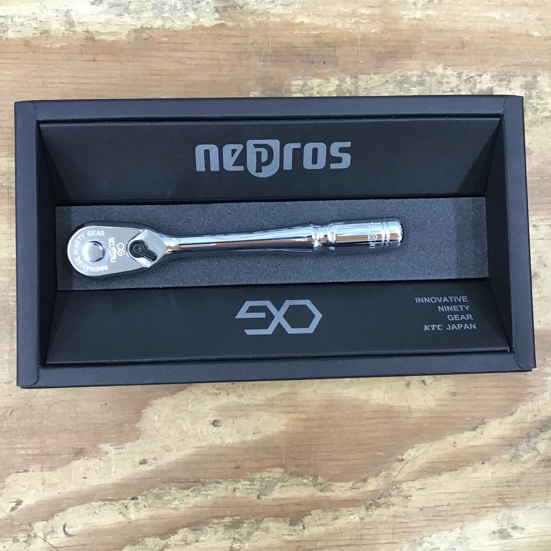ネプロス/nepros NBRC390 9.5sq.コンパクトラチェットハンドル 